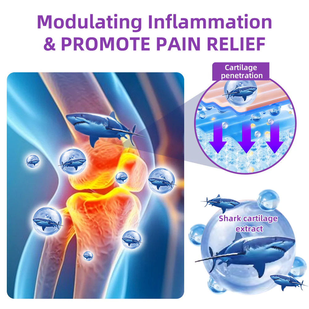 Official Store: TLOPA® Shark Cartilage Pain-Soothing Bone Recovery Gel👨‍⚕️Approved by FDA(5-minute pain relief, 7 days to restore joint mobility, 4 weeks for complete healing) 🔥