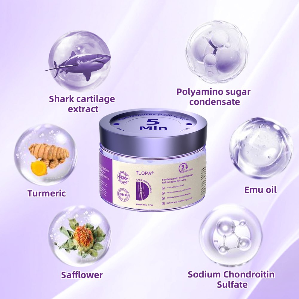 Official Store: TLOPA® Shark Cartilage Pain-Soothing Bone Recovery Gel👨‍⚕️Approved by FDA(5-minute pain relief, 7 days to restore joint mobility, 4 weeks for complete healing) 🔥